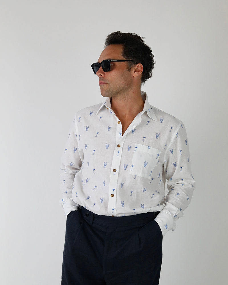 Lobsters & Martinis | Linen Shirt – Jam Industries
