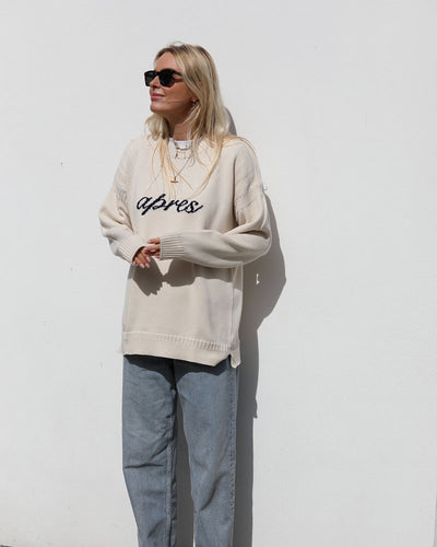 Apres Guernsey | Cream Cotton