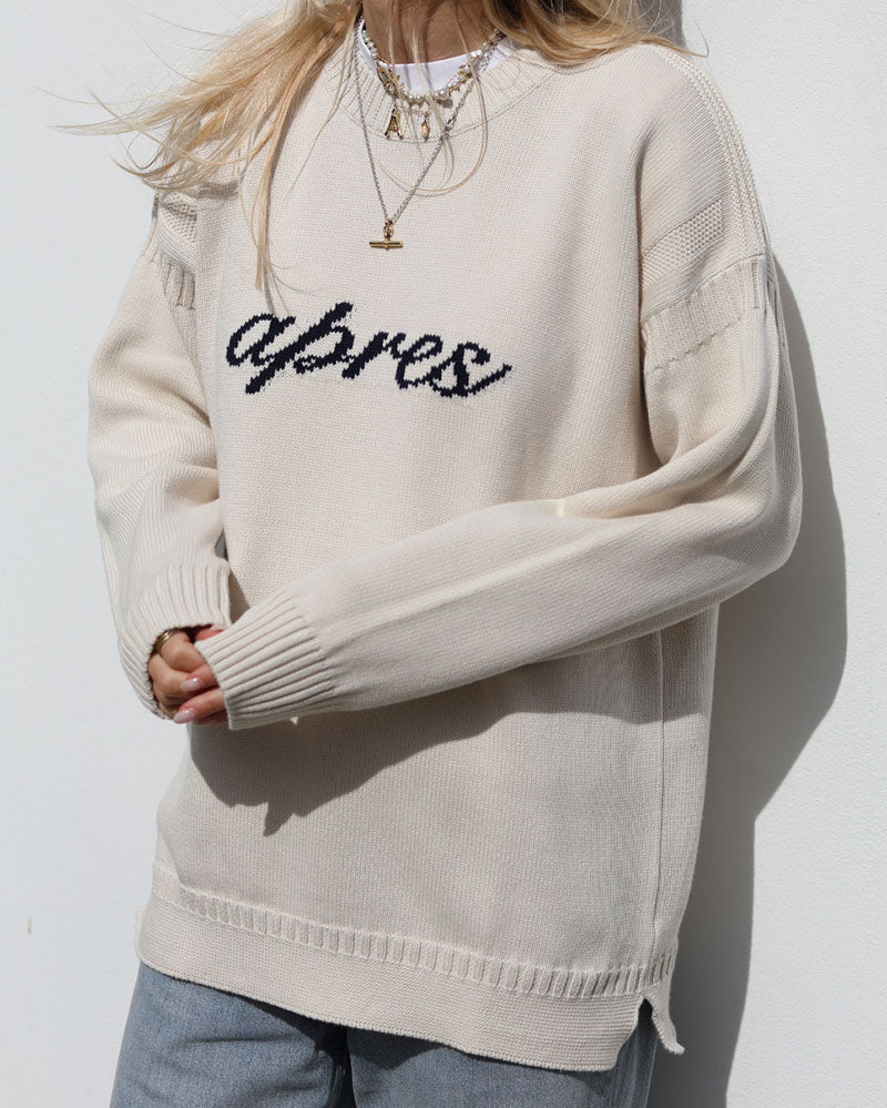Apres Guernsey | Cream Cotton