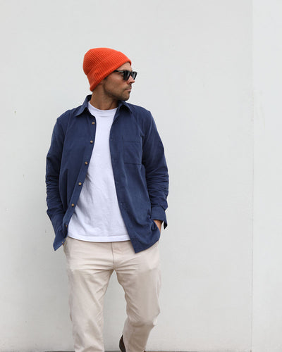 August Shirt | Blue Corduroy