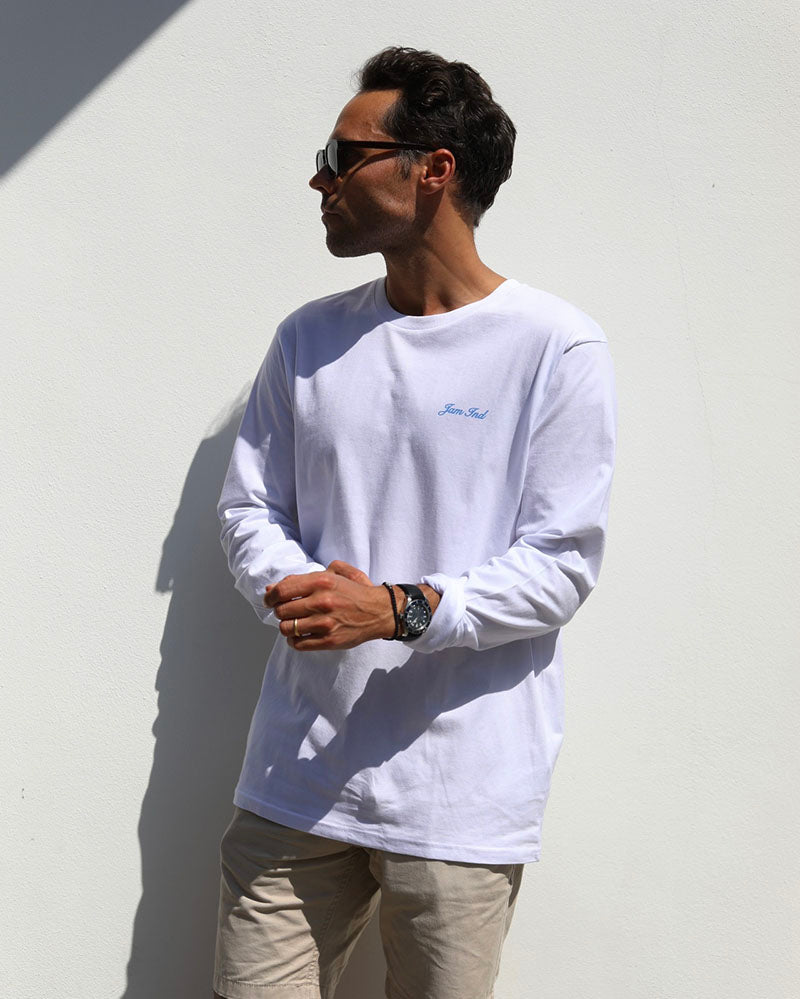 C'est Bon L/S | White T-shirt