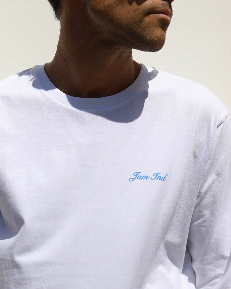C'est Bon L/S | White T-shirt