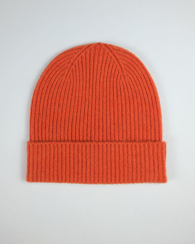 Cashmere Beanie | Orange