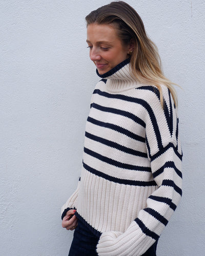The Darcey Polo | Chunky Cotton Stripe