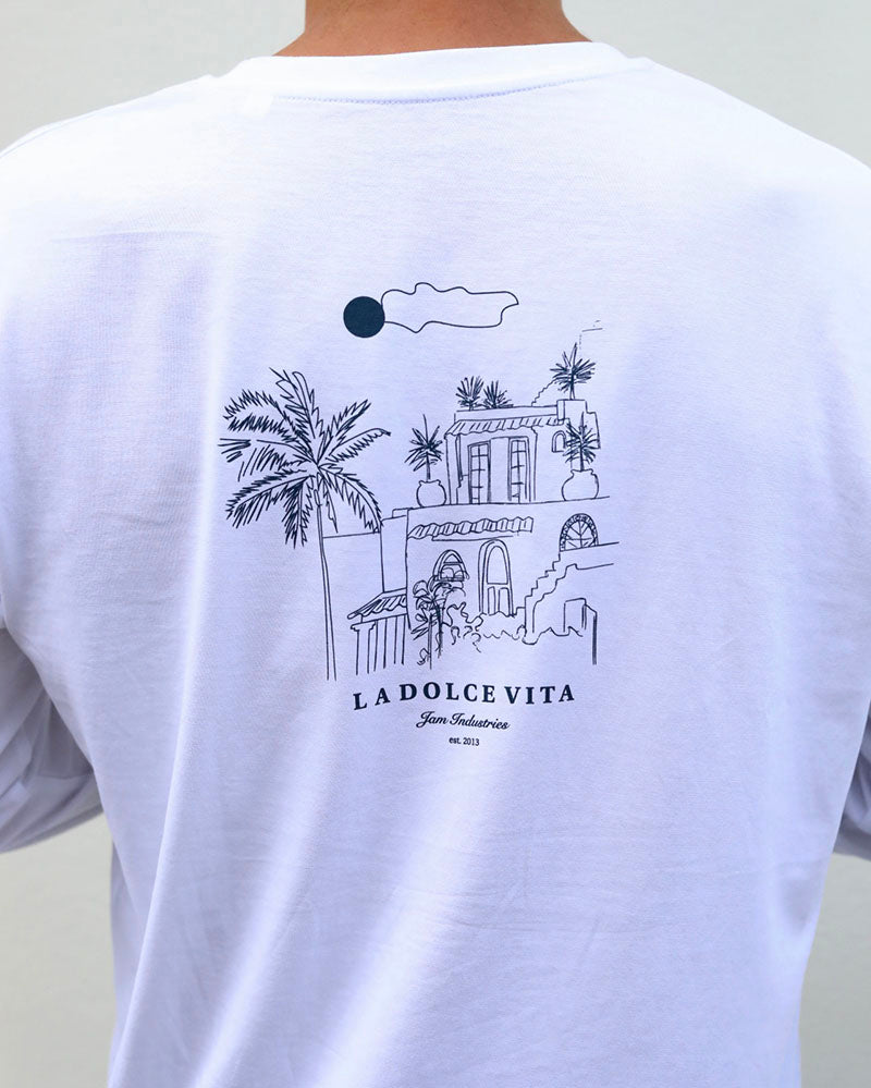 La Dolce Vita L/S T | White