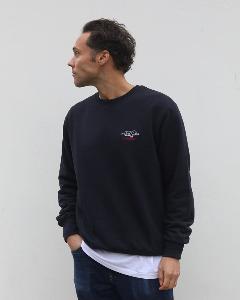 Weekend Snooze | Navy Sweatshirt