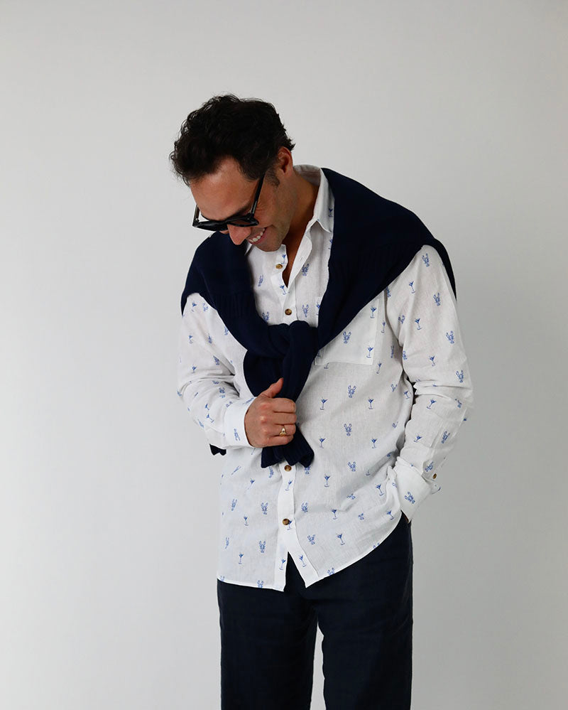 Lobsters & Martinis | Linen Shirt – Jam Industries