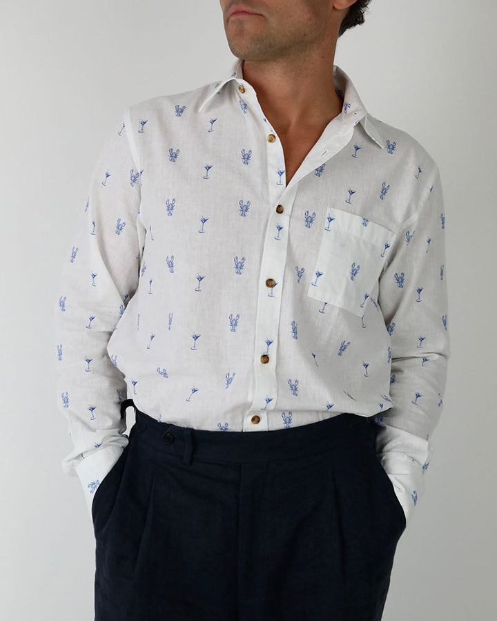 Lobsters & Martinis | Linen Shirt – Jam Industries
