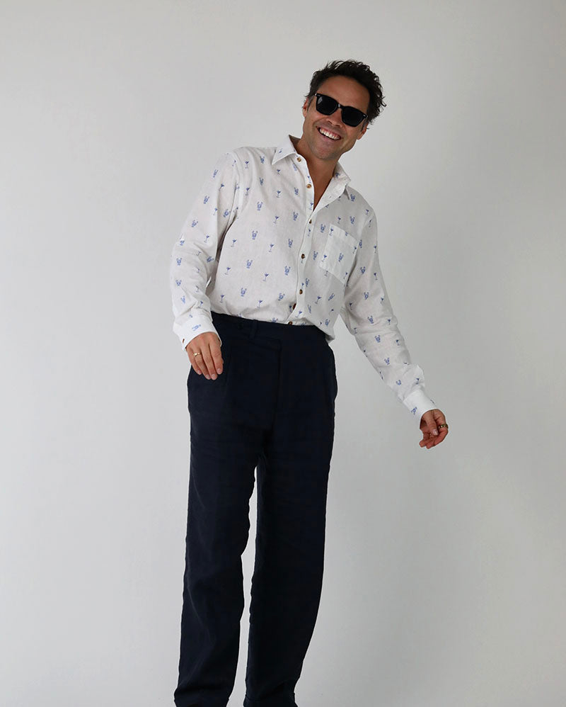 Lobsters & Martinis | Linen Shirt – Jam Industries
