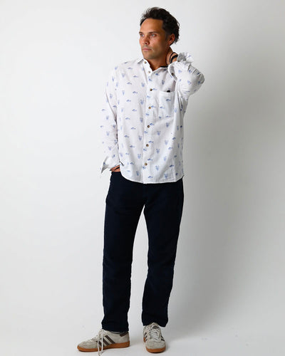 Lobsters & Bass | Linen-Cotton Shirt