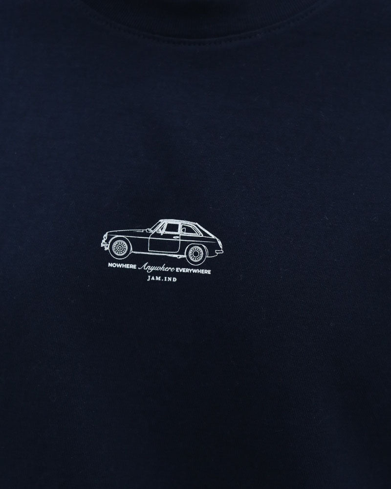 Nowhere Anywhere Everywhere | Navy Heavyweight T