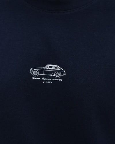 Nowhere Anywhere Everywhere | Navy Heavyweight T
