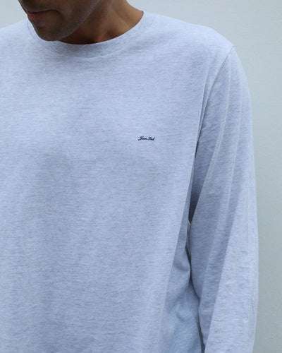 Martini Please Long Sleeve T | Ash Grey