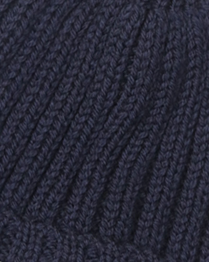 Merino Wool Beanie | Navy