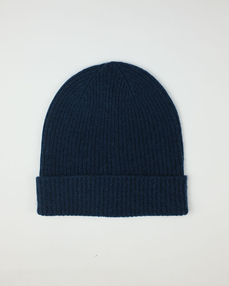 Cashmere Beanie | French Navy