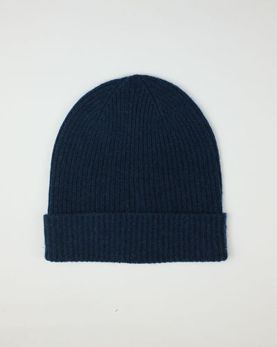 Cashmere Beanie | French Navy