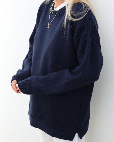 Cotton Guernsey | Navy