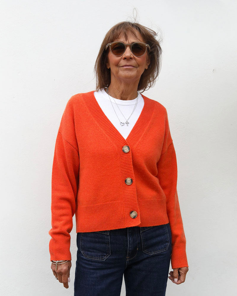 Monica Cardigan | Orange