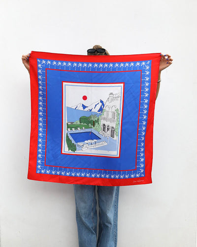 Silk Scarf | St Moritz Summer