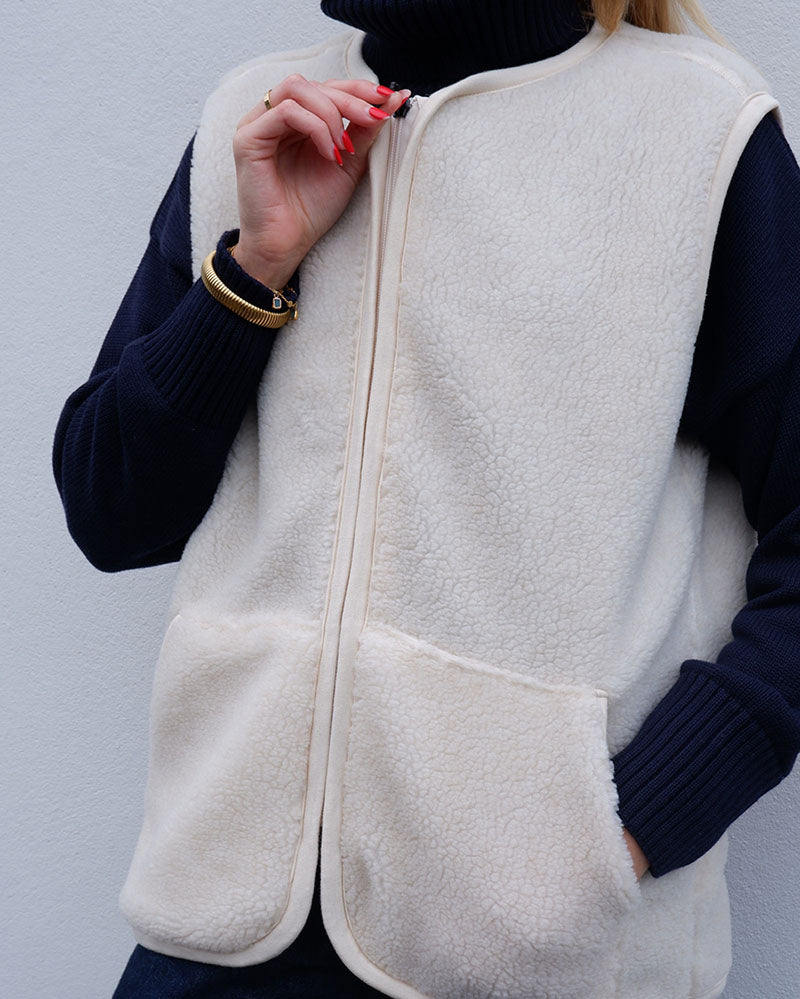 Teddy Gilet | Off White