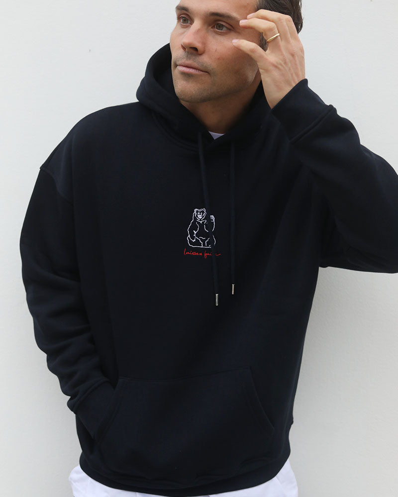 Laissez Faire | Navy Unisex Hoody